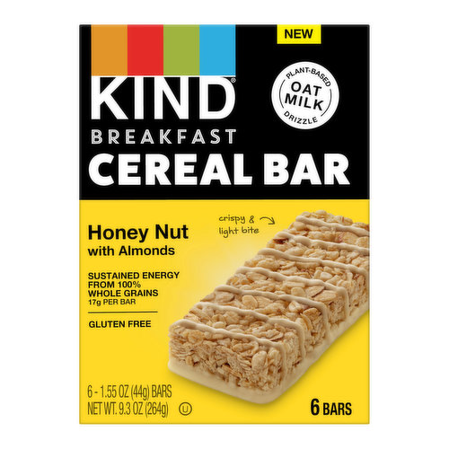 Kind Cereal Bars Honey Nut Almond