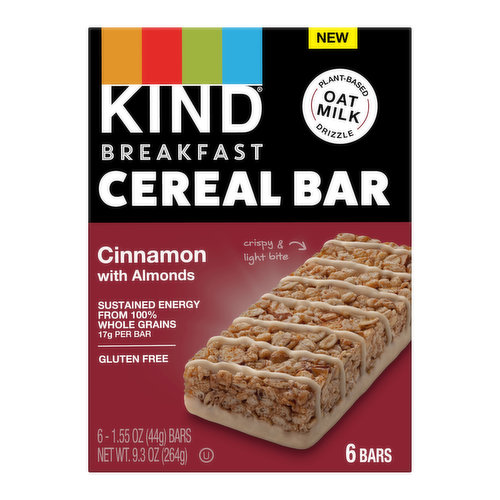 Kind Cereal Bars Cinnamon Almond