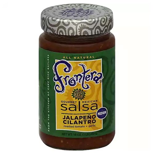 Frontera Gourmet Medium Salsa, Jalapeno Cilantro