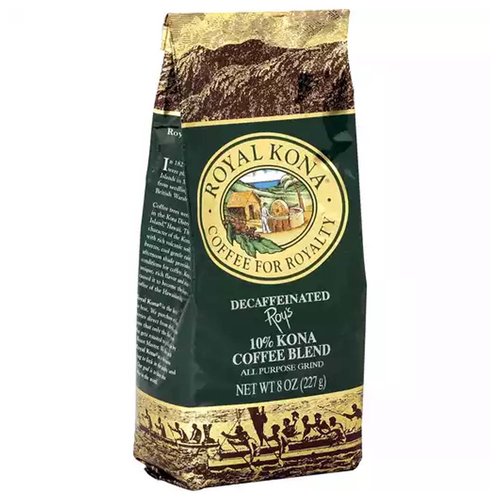 Royal Kona Coffee Blend, 10% Kona, Vanilla Macadamia Nut, Single Serve Cups - 12 pack, 0.39 oz cups