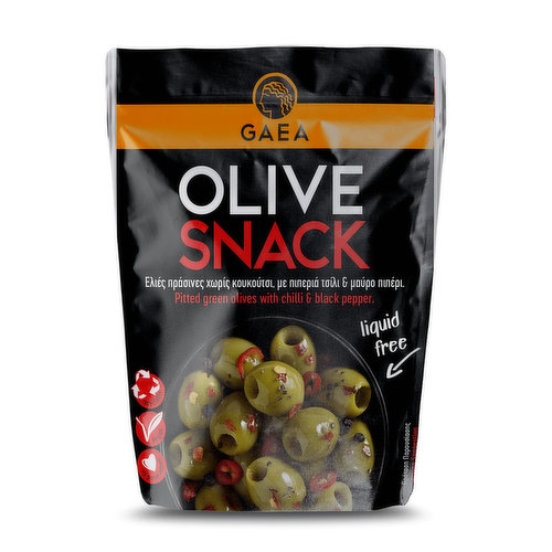 Gaea Green Olives Marinated with Chili & Pepper