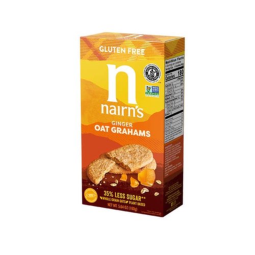 Gluten Free Ginger Oat Grahams