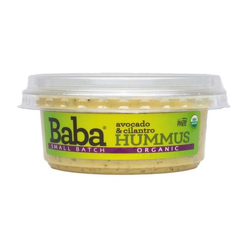 Baba Small Batch Avocado Cilantro Hummus