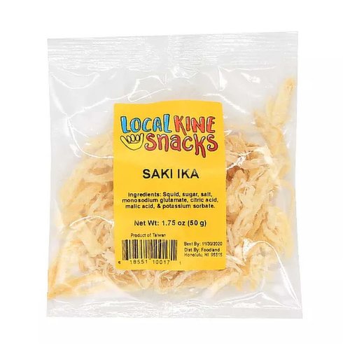 Local Kine Snacks, Saki Ika