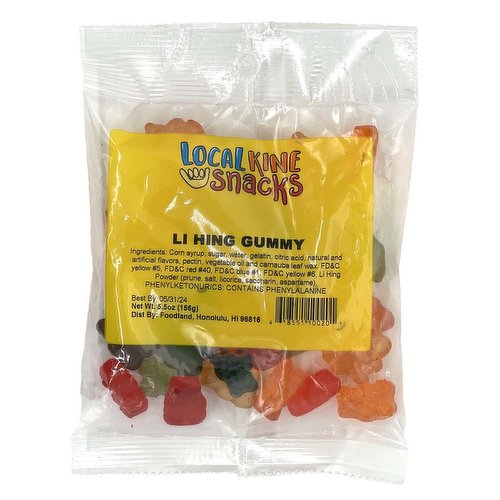 Local Kine Li Hing Gummies