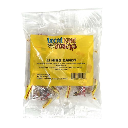 Local Kine Snack Li Hing Candy