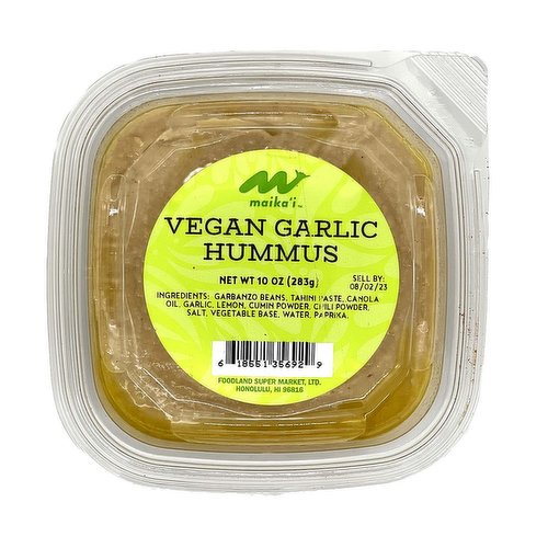 Vegan Garlic Hummus