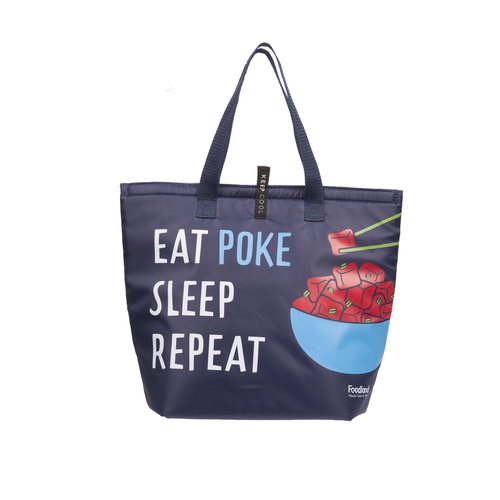 Foodland Eat Sleep Poke Thermal Bag