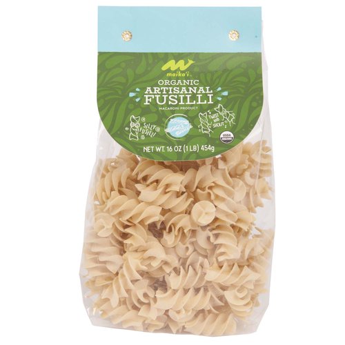 Maika`i Organic Artisanal Fusili Pasta