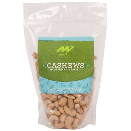 Maika`i Roasted & Unsalted Cashews