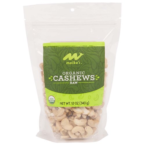 Maika`i Organic Raw Cashews