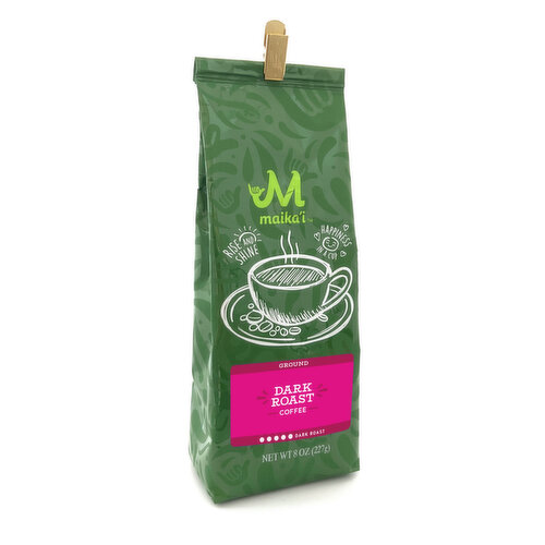 Maika`i Dark Roast Coffee, Ground