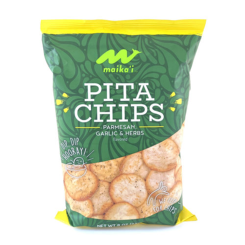 Maika`i Parmesan Garlic Pita Chips