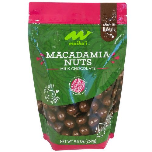 Maika`i Milk Chocolate Macadamia Nuts