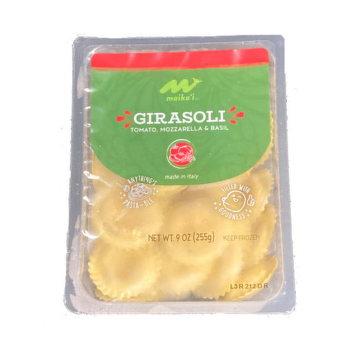 Maika`i Frozen Pasta, Tomato Mozzarella Basil Girasoli