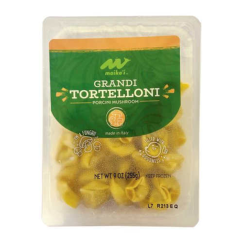 Maika`i Frozen Pasta, Porcini Mushroom Tortelloni