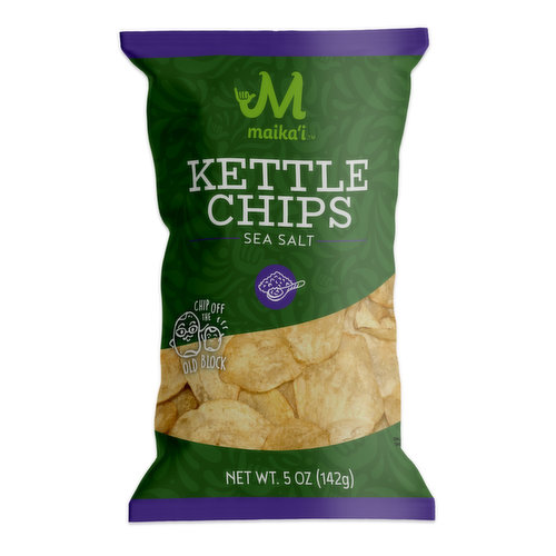 Maika`i Sea Salt Kettle Chips