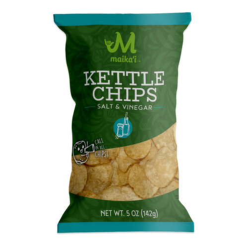 Maika`i Salt & Vinegar Kettle Chips