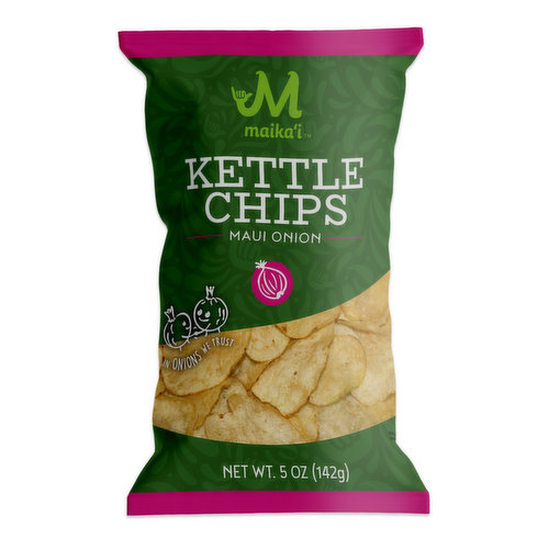 Maika`i Maui Onion Kettle Chips