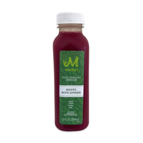 Maika`i Roots With Ginger Cold Pressed Juice