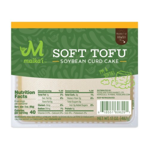 Maika`i Soft Tofu
