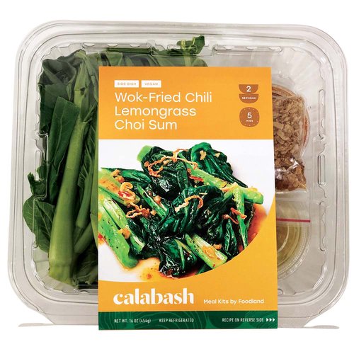 Calabash Wok-Fried Chili Lemongrass Choi Sum