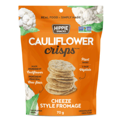 Hippie Snacks Cauliflower Crisps Cheeze
