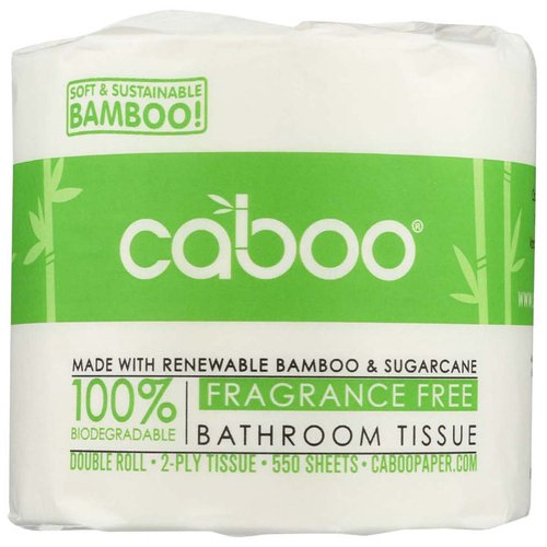 Caboo Bathroom Tissue, 2-Ply