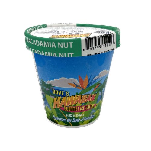 Dave's Ice Cream, Coconut Macadamia