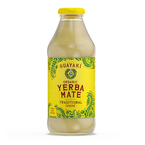 Guayaki Organic Yerba Mate (Glass Bottle) - Beverages - Mrs