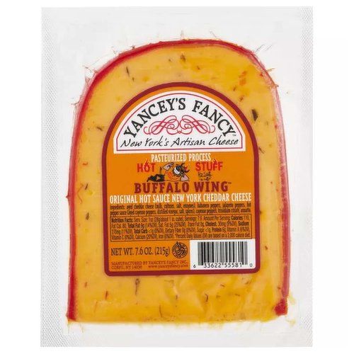 Yancey's Buffalo Wing Cheddar Cheese