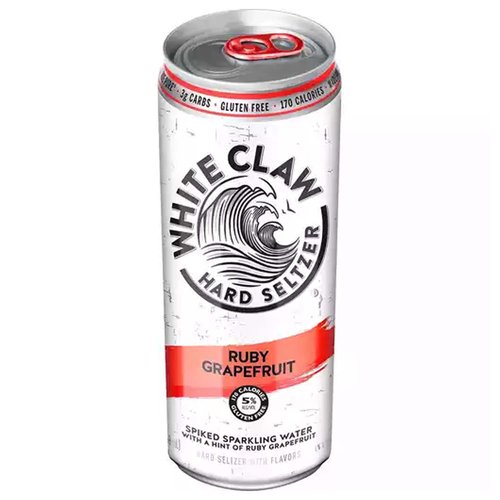 White Claw Hard Seltzer, Ruby Grapefruit