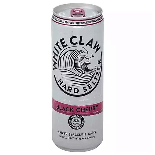 White Claw Hard Seltzer, Black Cherry 