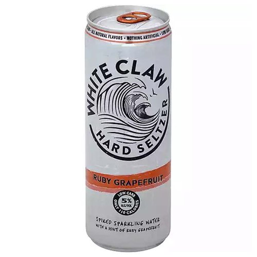 White Claw Hard Seltzer, Ruby Grapefruit