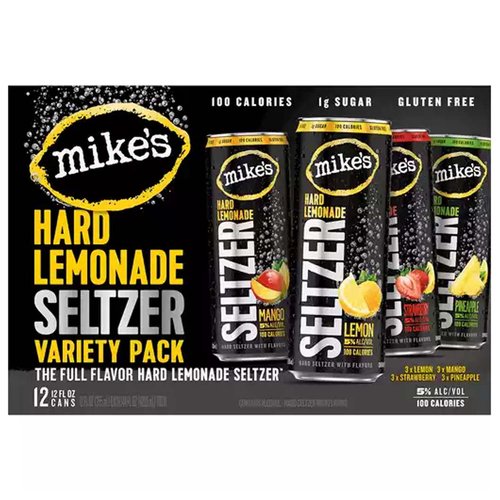 Mikes Hard Lemonade Seltzer Cans (12-pack)