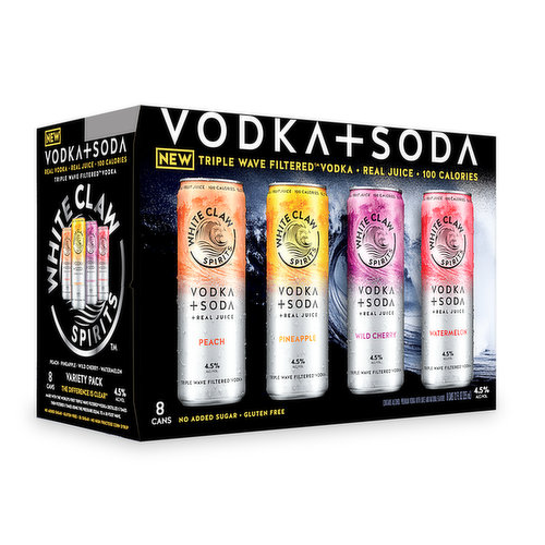 White Claw Vodka Soda Variety (8-pack) - Foodland