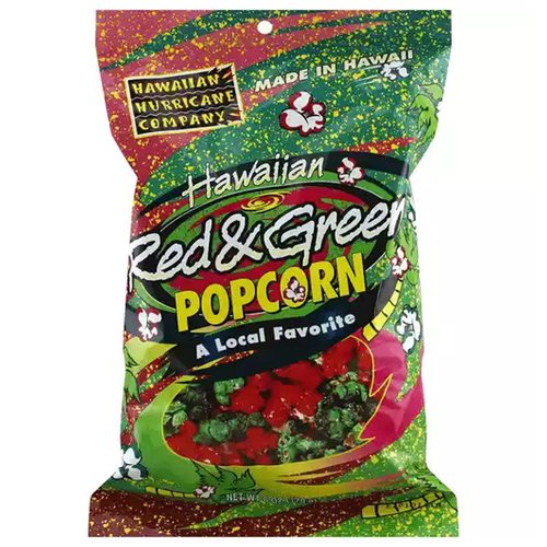 Hawaiian Hurricane Red & Green Popcorn