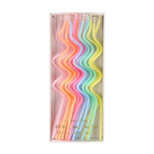 Meri Meri Pastel Swirly Candles