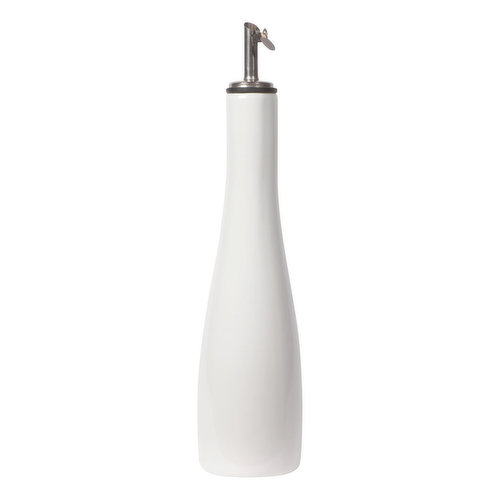 Now Designs Stoneware Cruet White