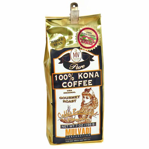 Mulvadi 100% Kona Coffee, Ground