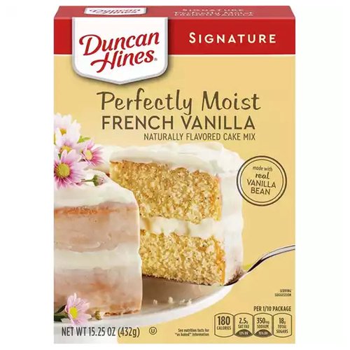 Duncan Hines Signature Cake Mix, French Vanilla