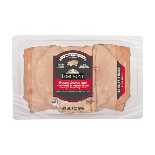 Longmont Uncured Smoked Ham Slices