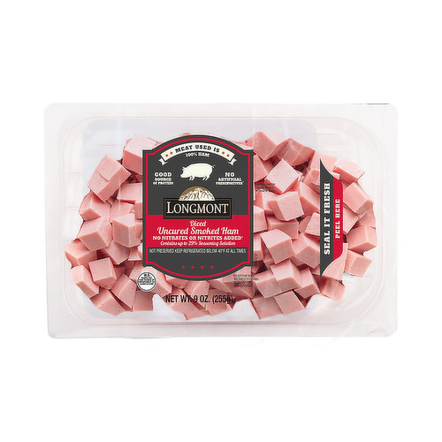 Longmont Uncured Smoked Ham Diced