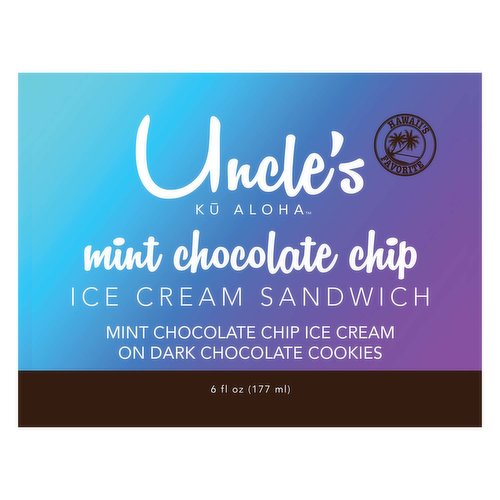 Uncle's Handmade Ice Cream, Mint Chocolate Chip