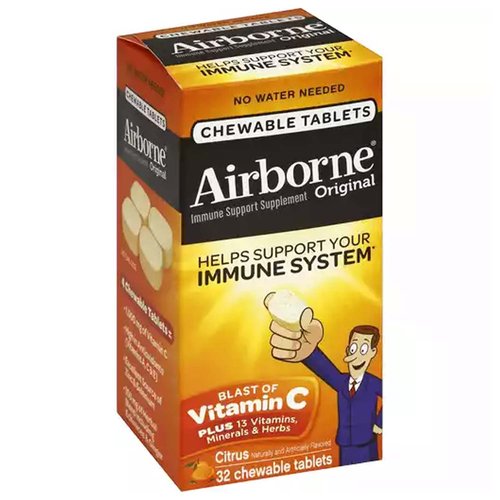 Airborne Chewable Tablets, Citrus