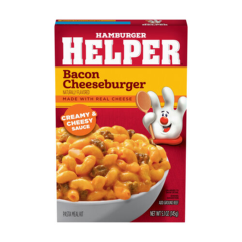 Hamburger Helper Bacon Cheeseburger Pasta Meal Kit