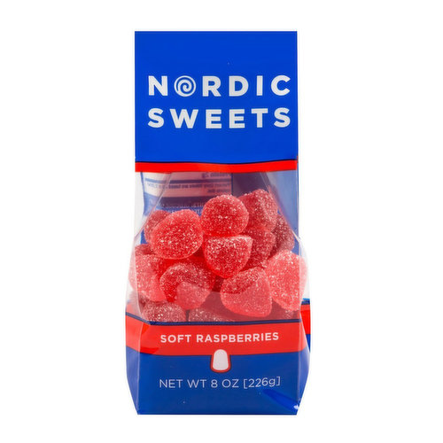 Nordic Sweets Soft Raspberries Bag