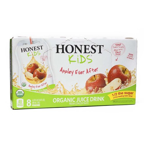Honest Kids Organic Apple Juice (Pack of 8)