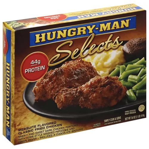 Hungry Man Selects Classic Fried Chicken, Mesquite Flavored