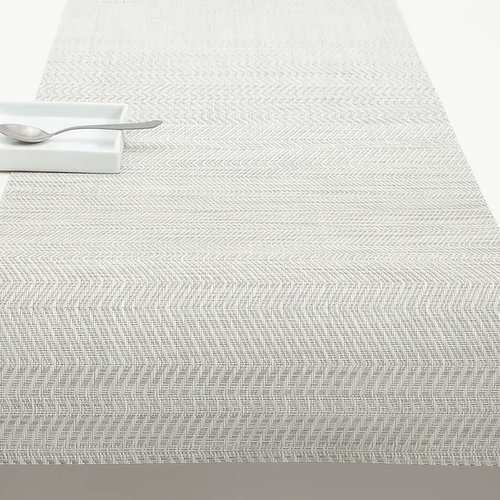 Chilewich Wave Table Runner Grey 14x72